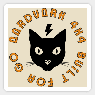 AARDVARK 4X4 Big Black Kat Sticker